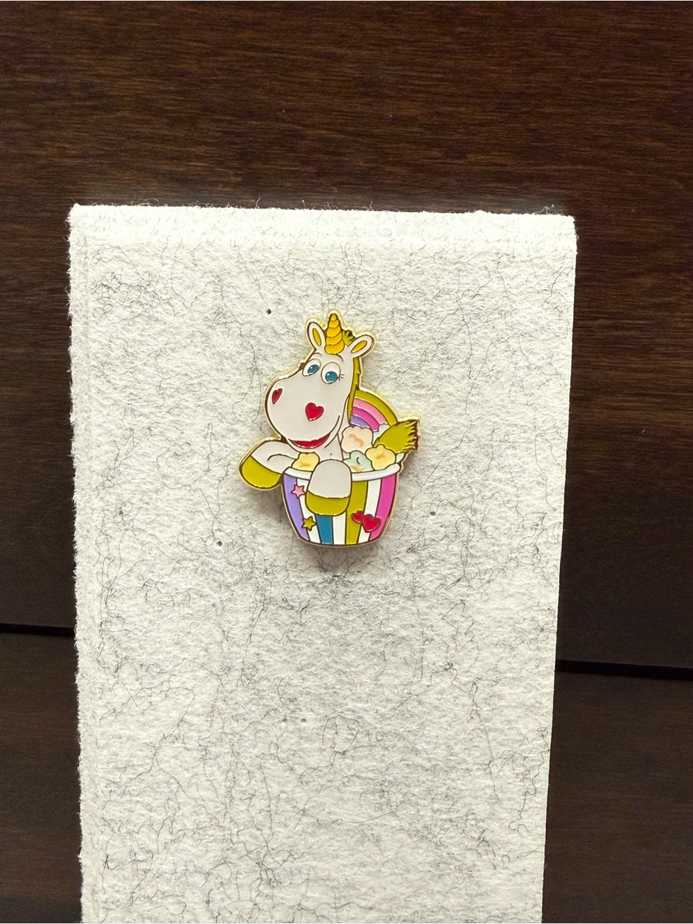 HKDL Popcorn Pals Toy Story Buttercup Unicorn Pin